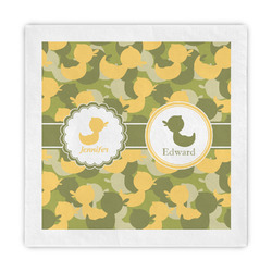 Rubber Duckie Camo Decorative Paper Napkins (Personalized)