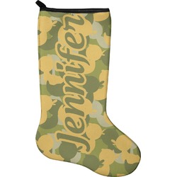 Rubber Duckie Camo Holiday Stocking - Neoprene (Personalized)