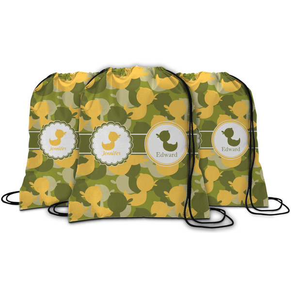 Rubber Duckie Camo String Backpack - MAIN