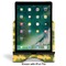 Rubber Duckie Camo Stylized Tablet Stand - Front with ipad