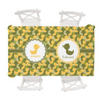 Rubber Duckie Camo Tablecloth - 58"x102" (Personalized)