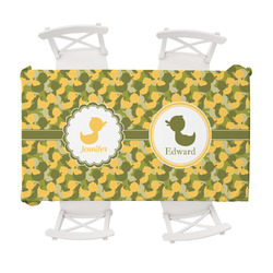 Rubber Duckie Camo Tablecloth - 58"x102" (Personalized)