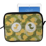 Rubber Duckie Camo Tablet Case / Sleeve - Large (Personalized)