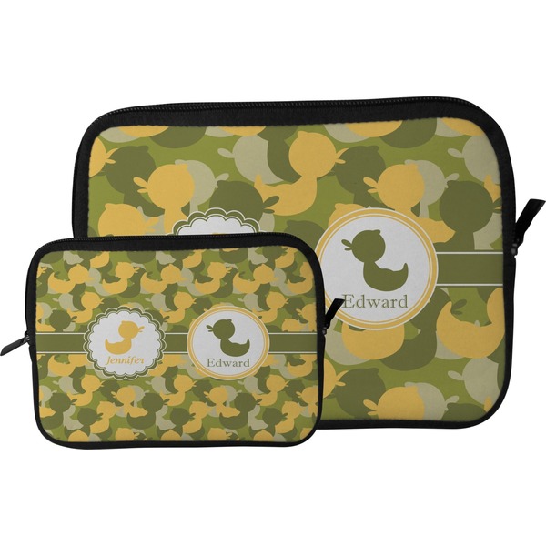 Rubber Duckie Camo Tablet Sleeve (Size Comparison)