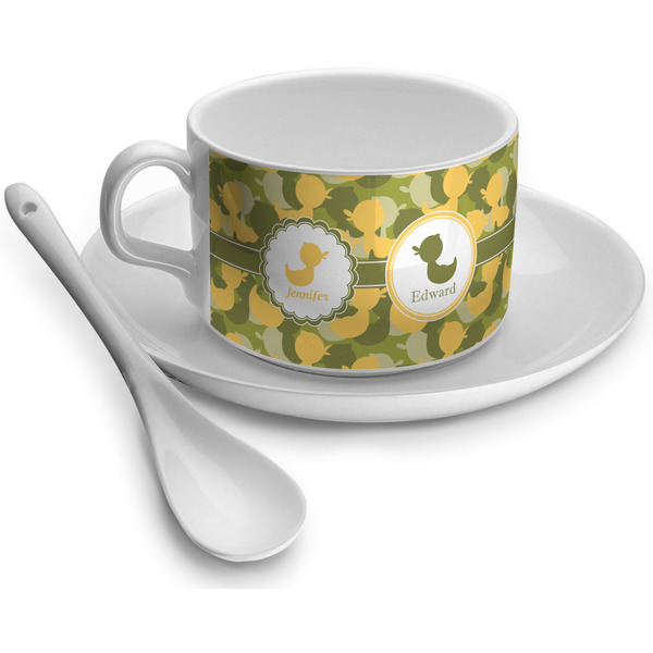 Custom Rubber Duckie Camo Tea Cup (Personalized)
