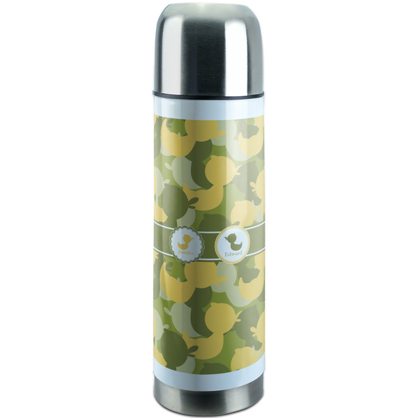 Custom Rubber Duckie Camo Stainless Steel Thermos (Personalized)