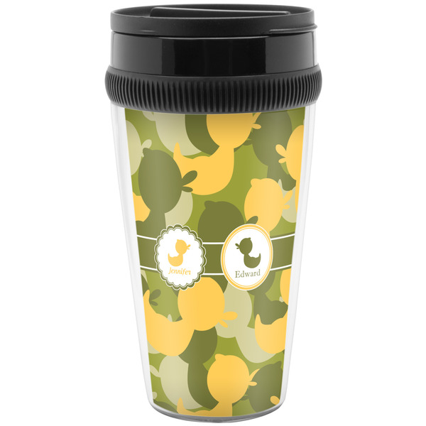 Custom Rubber Duckie Camo Acrylic Travel Mug without Handle (Personalized)