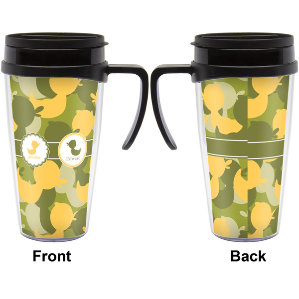 Rubber Duckie Camo Travel Mug with Black Handle - Approval