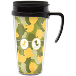 Rubber Duckie Camo Acrylic Travel Mug with Handle (Personalized)