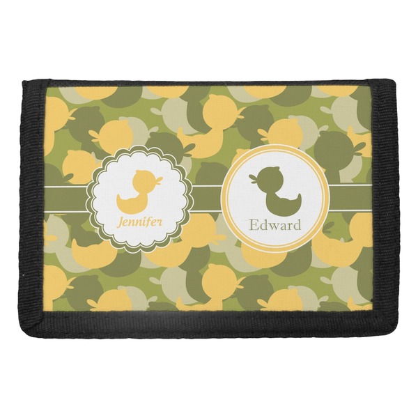 Custom Rubber Duckie Camo Trifold Wallet (Personalized)