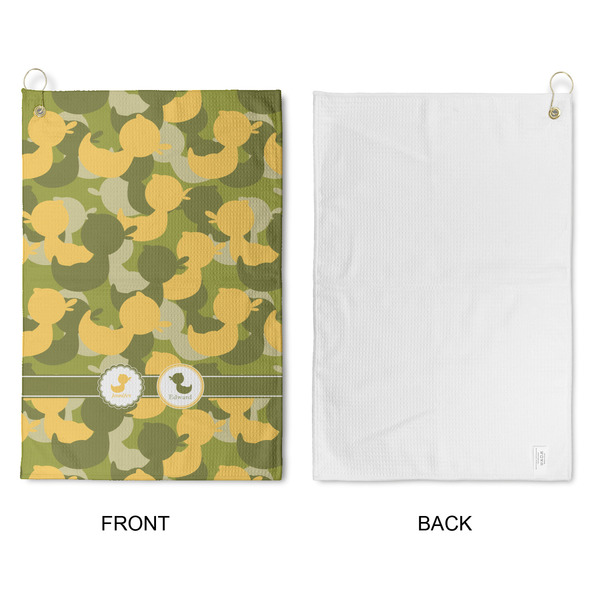 Rubber Duckie Camo Waffle Weave Golf Towel - Approval