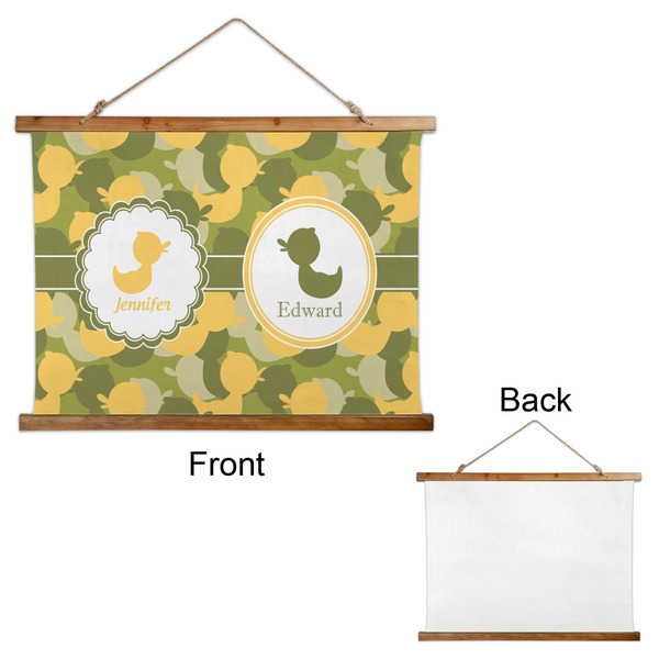 Rubber Duckie Camo Wall Hanging Tapestry - Landscape - APPROVAL