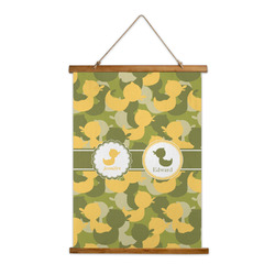 Rubber Duckie Camo Wall Hanging Tapestry (Personalized)
