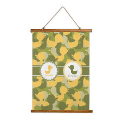 Rubber Duckie Camo Wall Hanging Tapestry (Personalized)