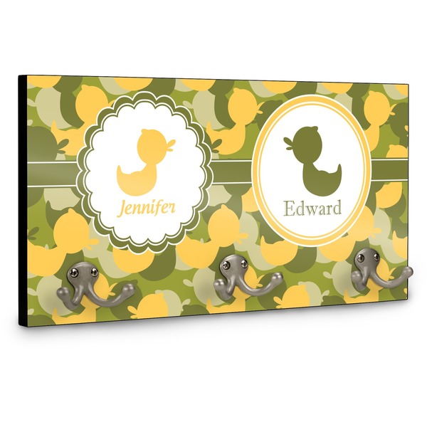 Rubber Duckie Camo Coat Hanger Main