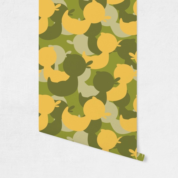 Rubber Duckie Camo Wallpaper on Wall