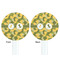Rubber Duckie Camo White Plastic 7" Stir Stick - Double Sided - Round - Front & Back