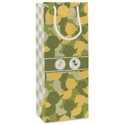 Rubber Duckie Camo Wine Gift Bags - Matte (Personalized)