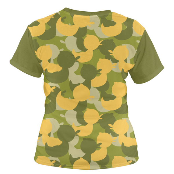 Rubber Duckie Camo Women's T-shirt Back
