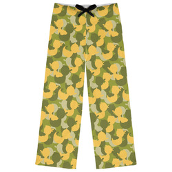 Rubber Duckie Camo Womens Pajama Pants - L