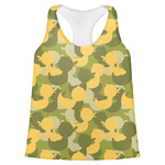 Rubber Duckie Camo Womens Racerback Tank Top - X Large