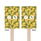 Rubber Duckie Camo Wooden 6.25" Stir Stick - Rectangular - Double Sided - Front & Back