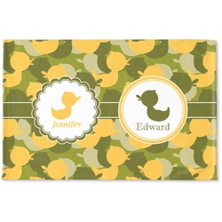 Rubber Duckie Camo Woven Mat (Personalized)