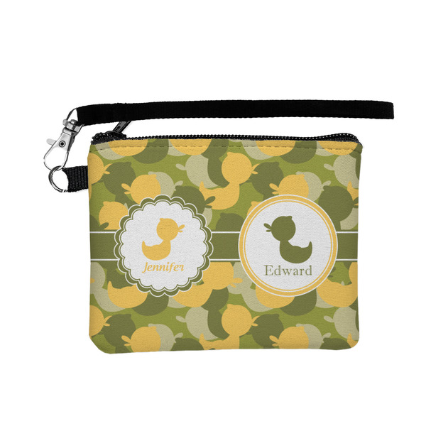 Custom Rubber Duckie Camo Wristlet ID Case w/ Multiple Names