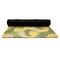 Rubber Duckie Camo Yoga Mat Rolled up Black Rubber Backing