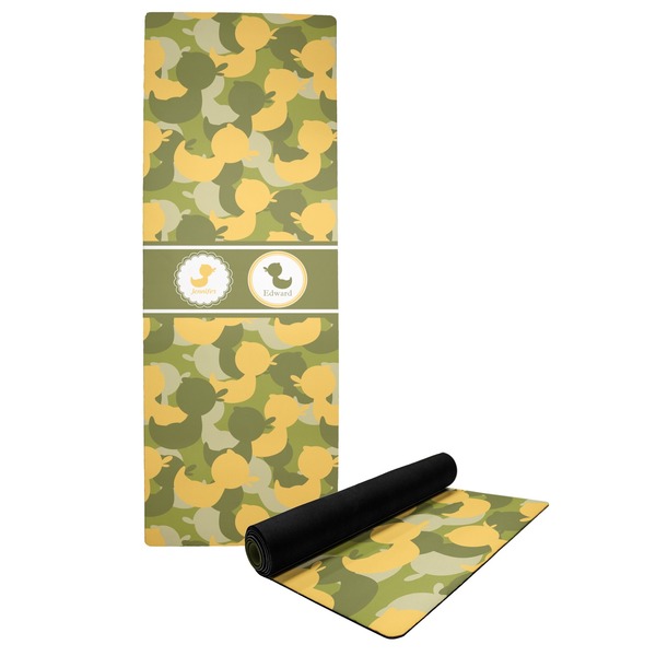 Custom Rubber Duckie Camo Yoga Mat (Personalized)