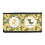 Rubber Duckie Camo Leatherette Ladies Wallet (Personalized)