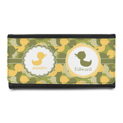 Rubber Duckie Camo Leatherette Ladies Wallet (Personalized)