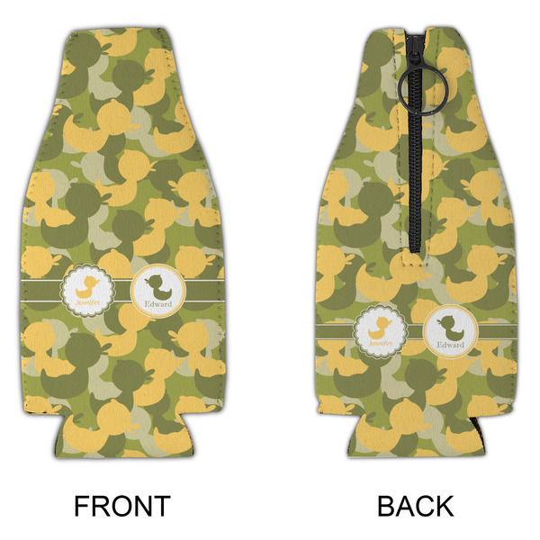 Rubber Duckie Camo Zipper Bottle Cooler - APPROVAL