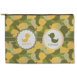 Rubber Duckie Camo Zipper Pouch (Personalized)