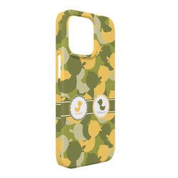 Rubber Duckie Camo iPhone Case - Plastic - iPhone 13 Pro Max (Personalized)