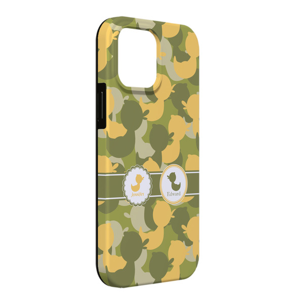 Custom Rubber Duckie Camo iPhone Case - Rubber Lined - iPhone 13 Pro Max (Personalized)