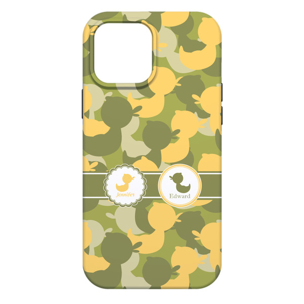 Rubber Duckie Camo iPhone 13 Pro Max Tough Case - Back
