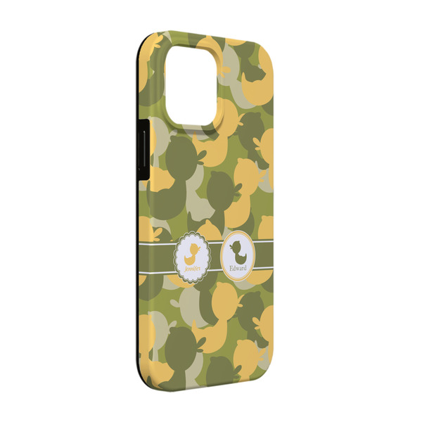 Custom Rubber Duckie Camo iPhone Case - Rubber Lined - iPhone 13 Pro (Personalized)