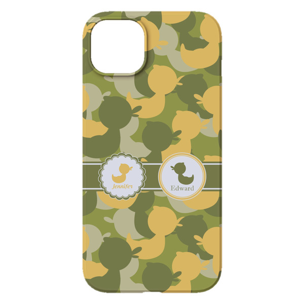 Rubber Duckie Camo iPhone 14 Plus Case - Back