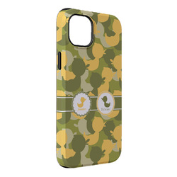 Rubber Duckie Camo iPhone Case - Rubber Lined - iPhone 14 Plus (Personalized)