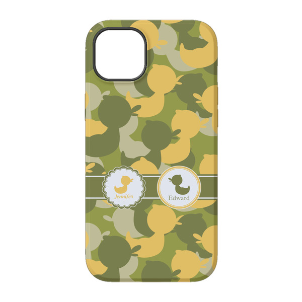Rubber Duckie Camo iPhone 14 Pro Tough Case - Back