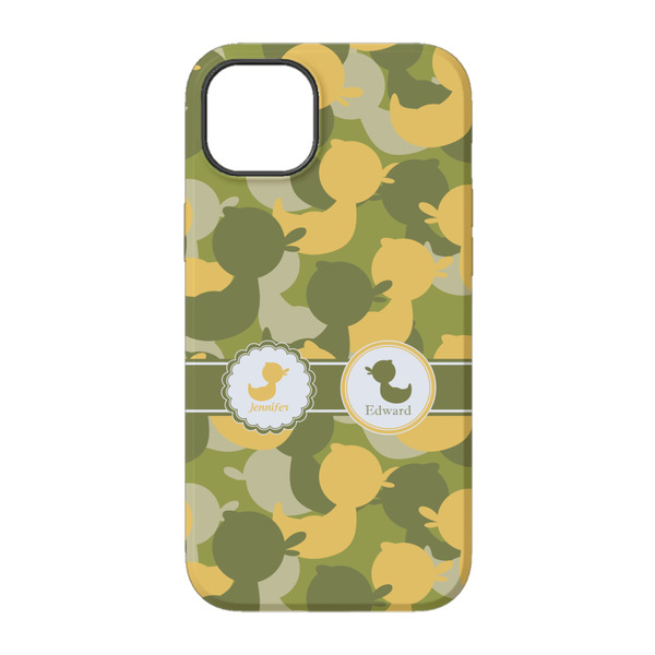 Rubber Duckie Camo iPhone 14 Tough Case - Back