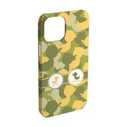 Rubber Duckie Camo iPhone Case - Plastic - iPhone 15 Pro (Personalized)