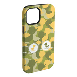 Rubber Duckie Camo iPhone Case - Rubber Lined - iPhone 15 Pro Max (Personalized)
