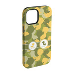 Rubber Duckie Camo iPhone Case - Rubber Lined - iPhone 15 Pro (Personalized)