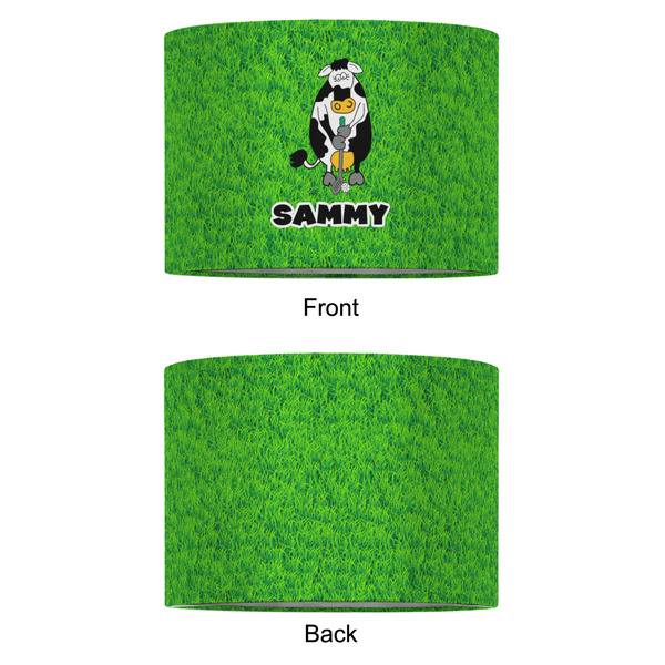 Cow Golfer 12" Drum Lampshade - APPROVAL (Fabric)