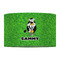 Cow Golfer 12" Drum Lampshade - FRONT (Fabric)