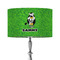 Cow Golfer 12" Drum Lampshade - ON STAND (Fabric)
