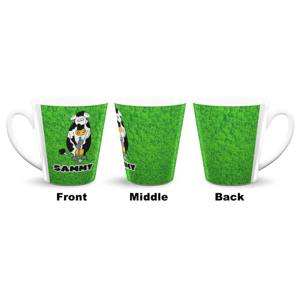 Cow Golfer 12 Oz Latte Mug - Approval