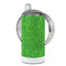 Cow Golfer 12 oz Stainless Steel Sippy Cups - FULL (back angle)